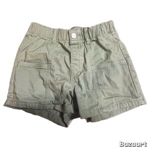 Girls Sz 6-6x Green Khaki Shorts Thereabouts